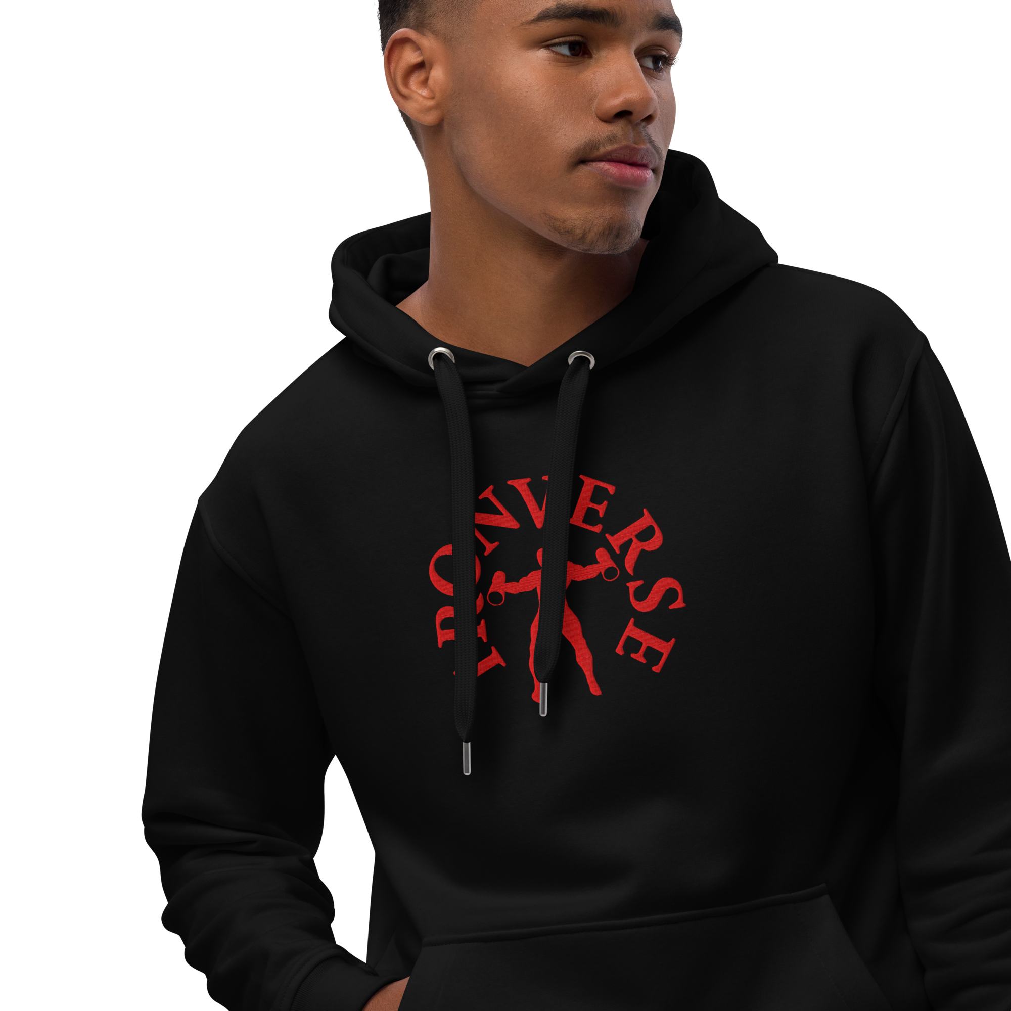 premium eco hoodie black front 2 679926b7bab44